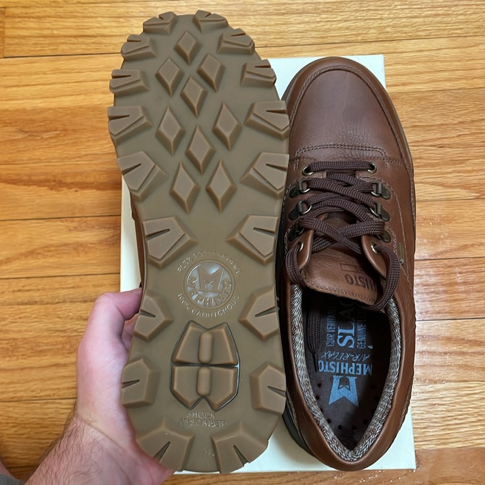 MEMPHISTO Shoes Air Relax Gore-Tex Slacker Mens Shoes Size 8.5 Leather - Picture 7 of 14